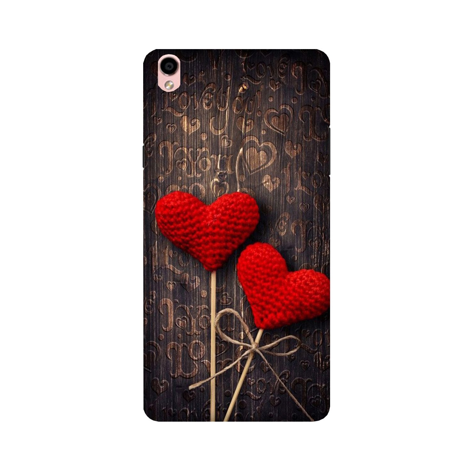 Red Hearts Case for Oppo F1 Plus