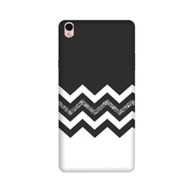 Black white Pattern2Case for Oppo F1 Plus