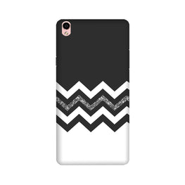 Black white Pattern2Case for Oppo F1 Plus