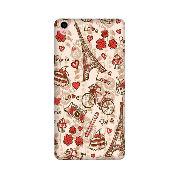 Love Paris Case for Oppo F1 Plus  (Design - 103)