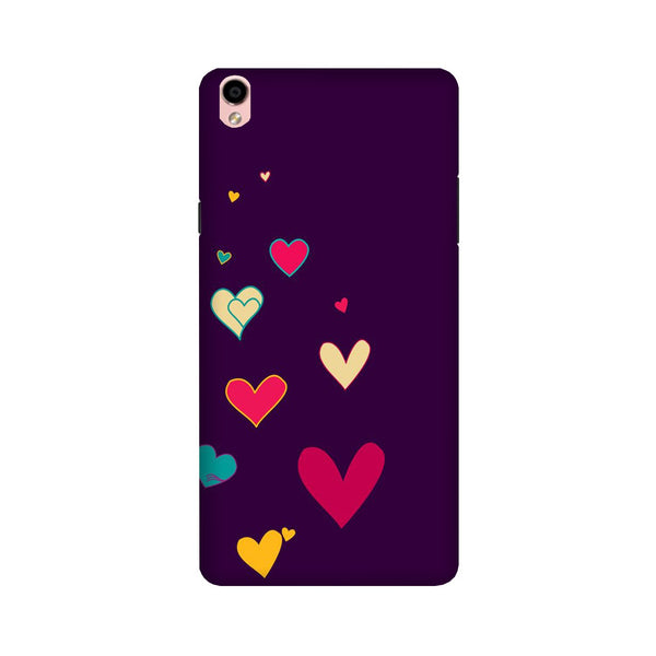 Purple Background Case for Oppo F1 Plus  (Design - 107)