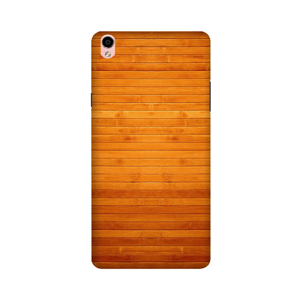 Wooden Look Case for Oppo F1 Plus  (Design - 111)