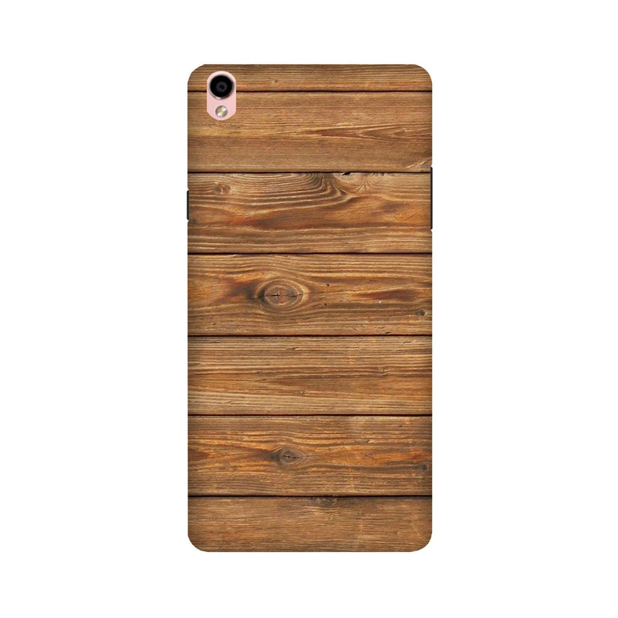 Wooden Look Case for Oppo F1 Plus  (Design - 113)