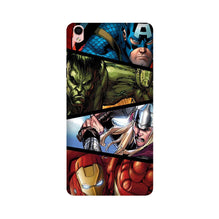 Avengers Superhero Case for Oppo F1 Plus  (Design - 124)