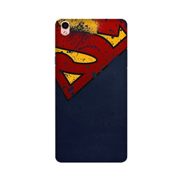 Superman Superhero Case for Oppo F1 Plus  (Design - 125)