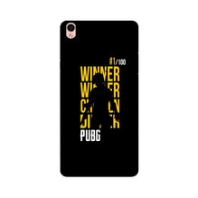 Pubg Winner Winner Case for Oppo F1 Plus  (Design - 177)