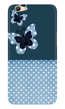 White dots Butterfly Case for Oppo F1s