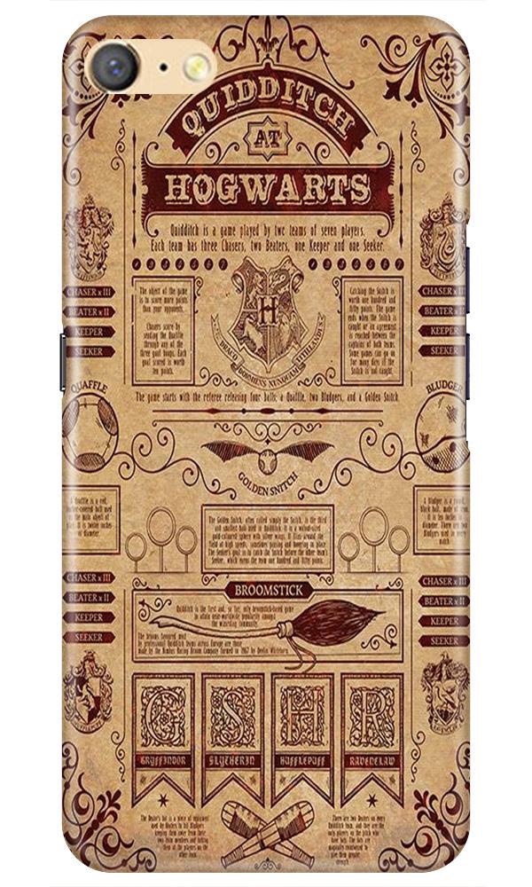 Hogwarts Mobile Back Case for Oppo F1s  (Design - 304)