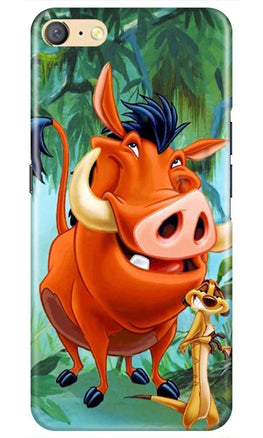 Timon and Pumbaa Mobile Back Case for Oppo F1s(Design - 305)