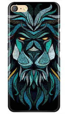 Lion Mobile Back Case for Oppo F1s  (Design - 314)