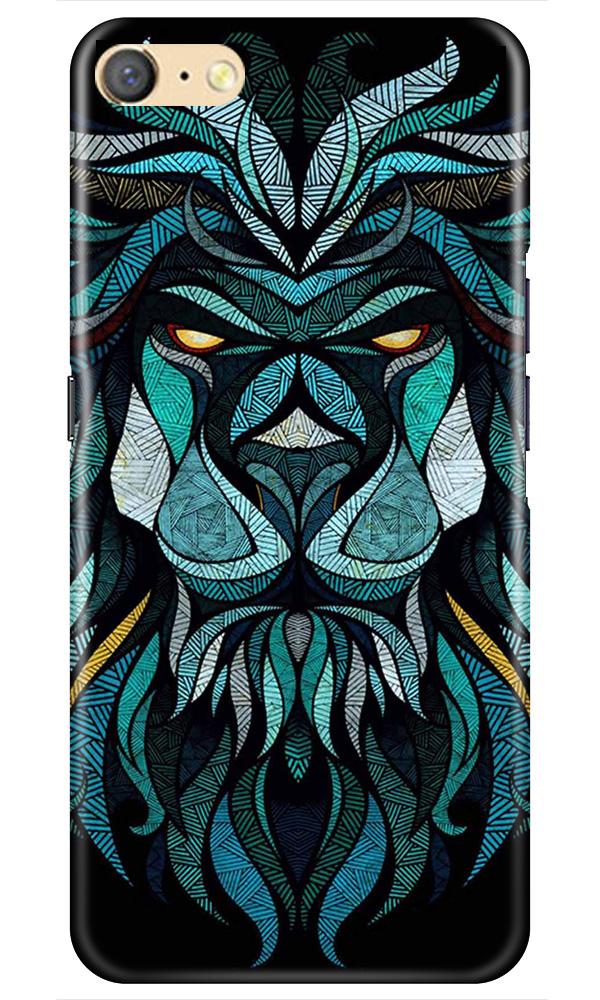 Lion Mobile Back Case for Oppo F1s  (Design - 314)