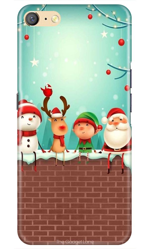 Santa Claus Mobile Back Case for Oppo F1s  (Design - 334)