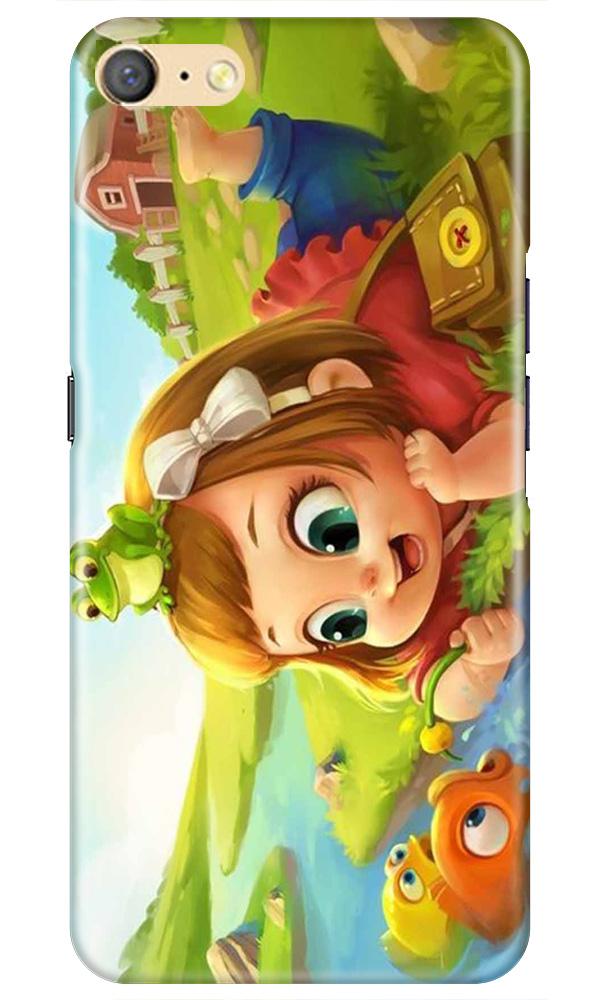 Baby Girl Mobile Back Case for Oppo F1s  (Design - 339)