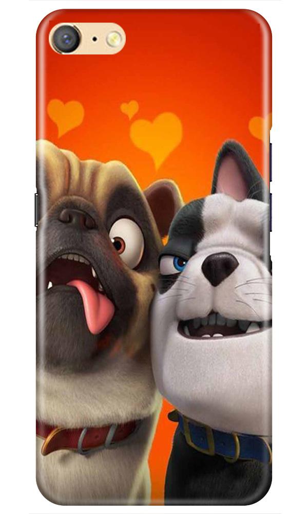 Dog Puppy Mobile Back Case for Oppo F1s  (Design - 350)