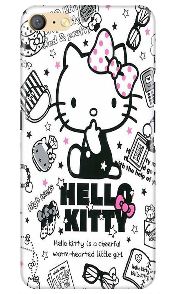 Hello Kitty Mobile Back Case for Oppo F1s  (Design - 361)