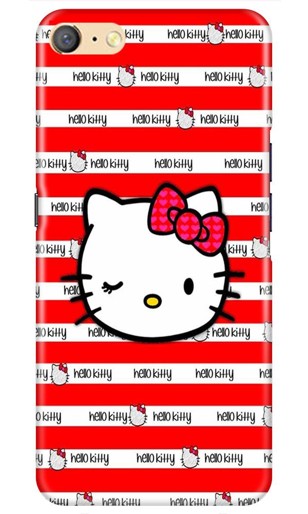 Hello Kitty Mobile Back Case for Oppo F1s  (Design - 364)
