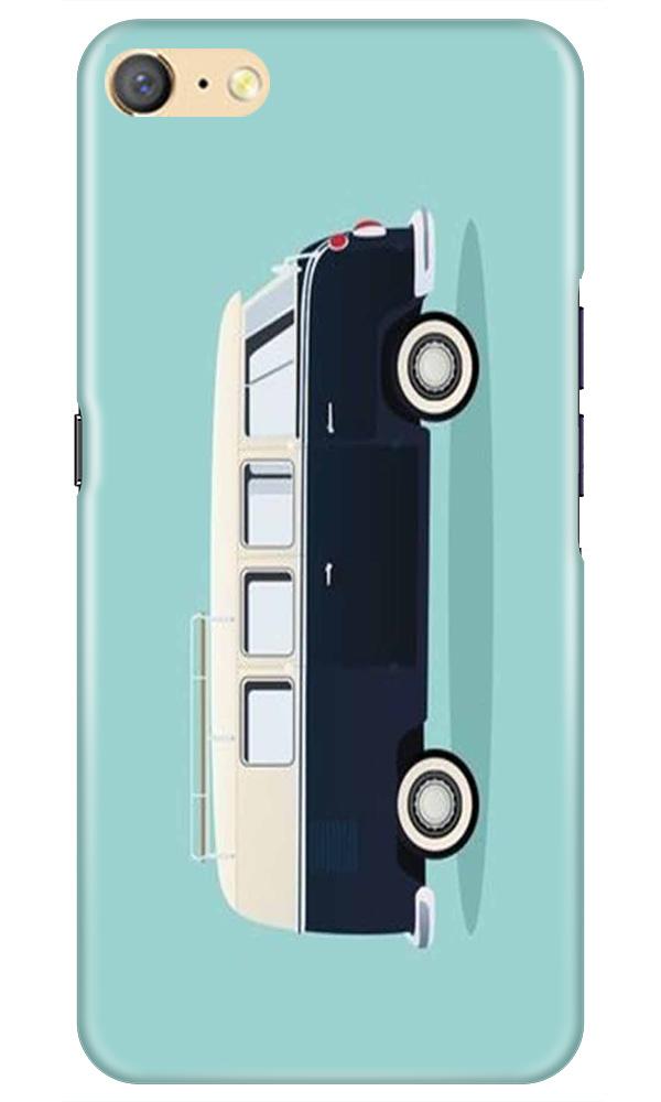 Travel Bus Mobile Back Case for Oppo F1s  (Design - 379)