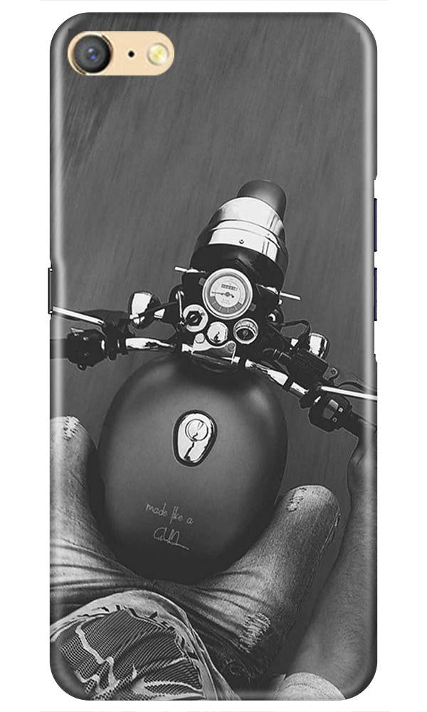 Royal Enfield Mobile Back Case for Oppo F1s  (Design - 382)