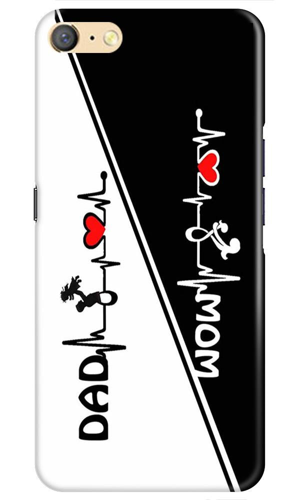 Love Mom Dad Mobile Back Case for Oppo F1s  (Design - 385)