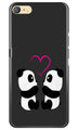 Panda Love Mobile Back Case for Oppo F1s  (Design - 398)