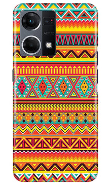 Zigzag line pattern Mobile Back Case for Oppo F21 Pro 4G (Design - 4)