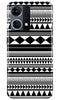 Black white Pattern Case for Oppo F21 Pro 4G