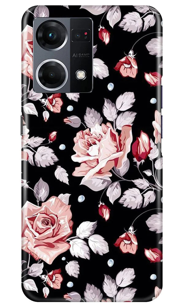 Pink rose Case for Oppo F21 Pro 4G