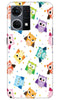 Owl Baground Pattern shore Case for Oppo F21 Pro 4G