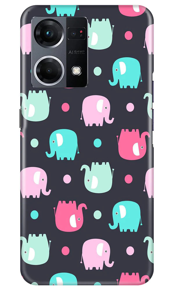 Elephant Baground Case for Oppo F21 Pro 4G
