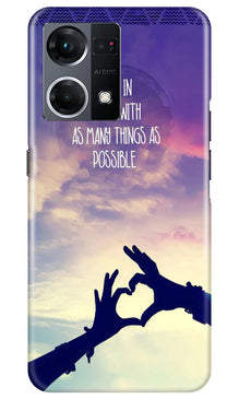 Fall in love Mobile Back Case for Oppo F21 Pro 4G (Design - 50)