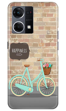 Happiness Mobile Back Case for Oppo F21 Pro 4G (Design - 53)
