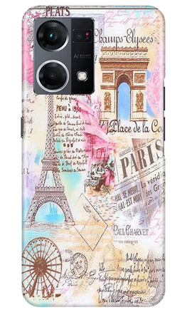 Paris Eiftel Tower Case for Oppo F21 Pro 4G