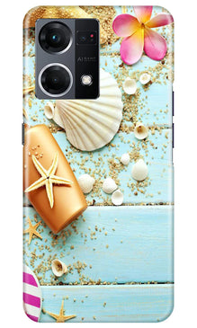 Sea Shells Mobile Back Case for Oppo F21 Pro 4G (Design - 63)