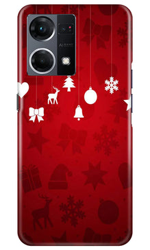 Christmas Mobile Back Case for Oppo F21 Pro 4G (Design - 78)