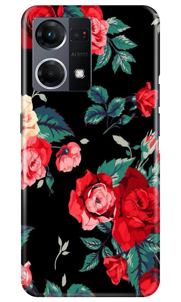 Red Rose2 Case for Oppo F21 Pro 4G