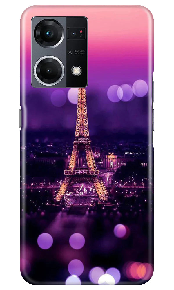 Eiffel Tower Case for Oppo F21 Pro 4G