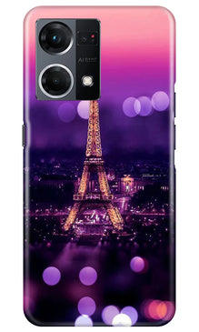 Eiffel Tower Mobile Back Case for Oppo F21 Pro 4G (Design - 86)