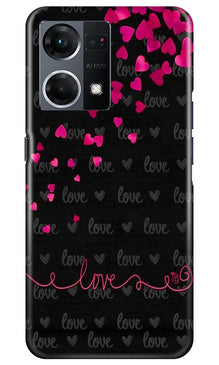 Love in Air Mobile Back Case for Oppo F21 Pro 4G (Design - 89)
