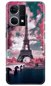 Eiffel Tower Mobile Back Case for Oppo F21 Pro 4G  (Design - 101)
