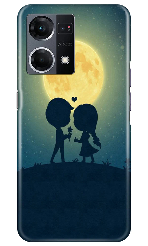 Love Couple Case for Oppo F21 Pro 4G  (Design - 109)