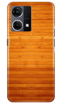 Wooden Look Mobile Back Case for Oppo F21 Pro 4G  (Design - 111)