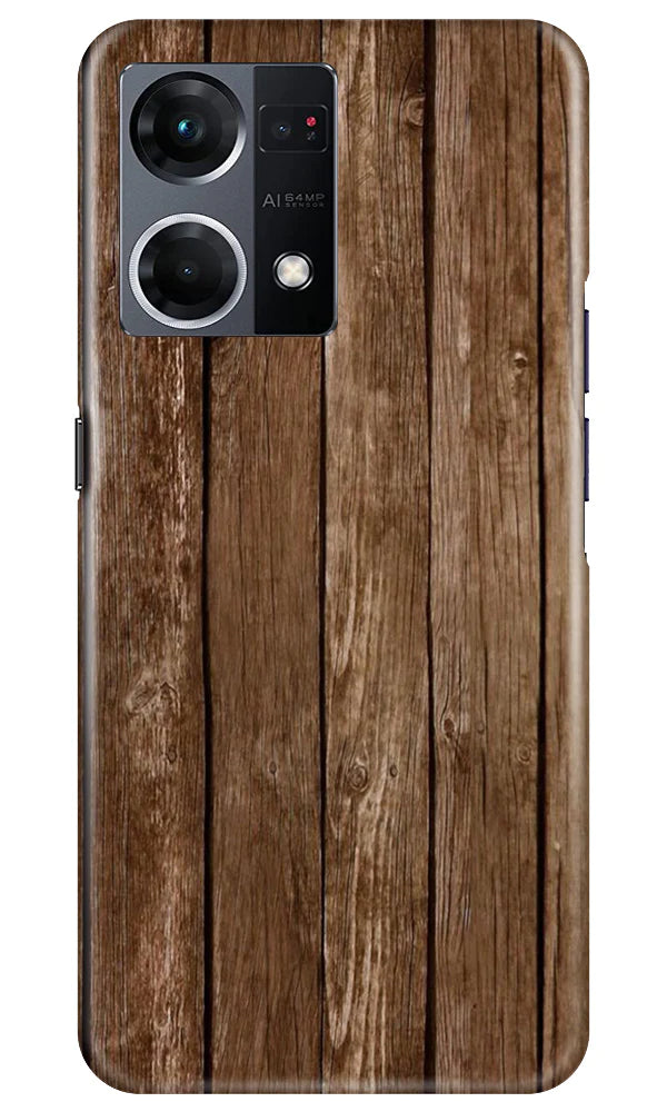 Wooden Look Case for Oppo F21 Pro 4G  (Design - 112)