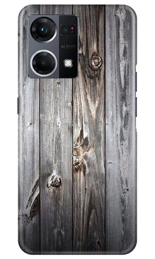 Wooden Look Mobile Back Case for Oppo F21 Pro 4G  (Design - 114)