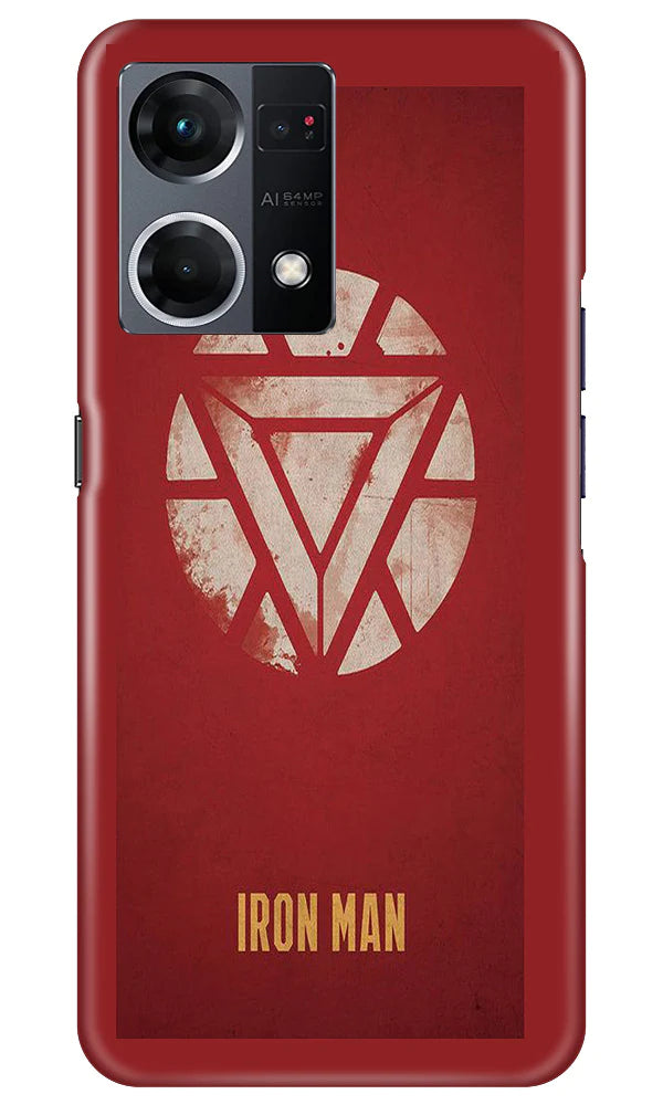 Iron Man Superhero Case for Oppo F21 Pro 4G  (Design - 115)