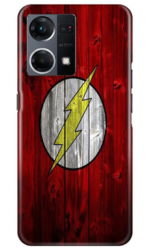 Flash Superhero Mobile Back Case for Oppo F21 Pro 4G  (Design - 116)