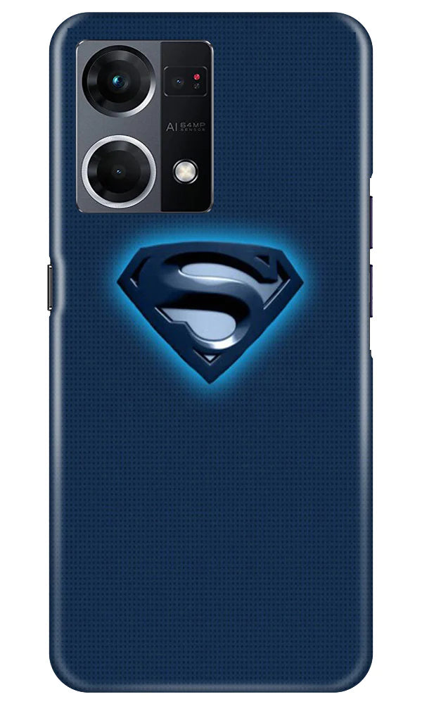 Superman Superhero Case for Oppo F21 Pro 4G  (Design - 117)