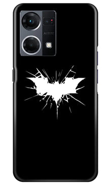 Batman Superhero Mobile Back Case for Oppo F21 Pro 4G  (Design - 119)
