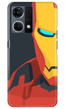 Iron Man Superhero Mobile Back Case for Oppo F21 Pro 4G  (Design - 120)