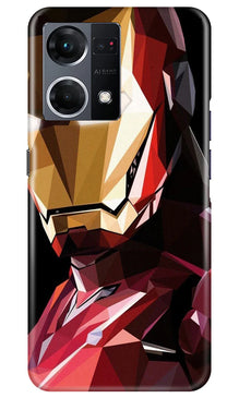 Iron Man Superhero Mobile Back Case for Oppo F21 Pro 4G  (Design - 122)