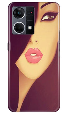 Girlish Mobile Back Case for Oppo F21 Pro 4G  (Design - 130)